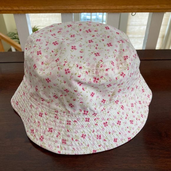 L.L. Bean Little Girls Floral Bucket Hat • New With Tags - Picture 1 of 6
